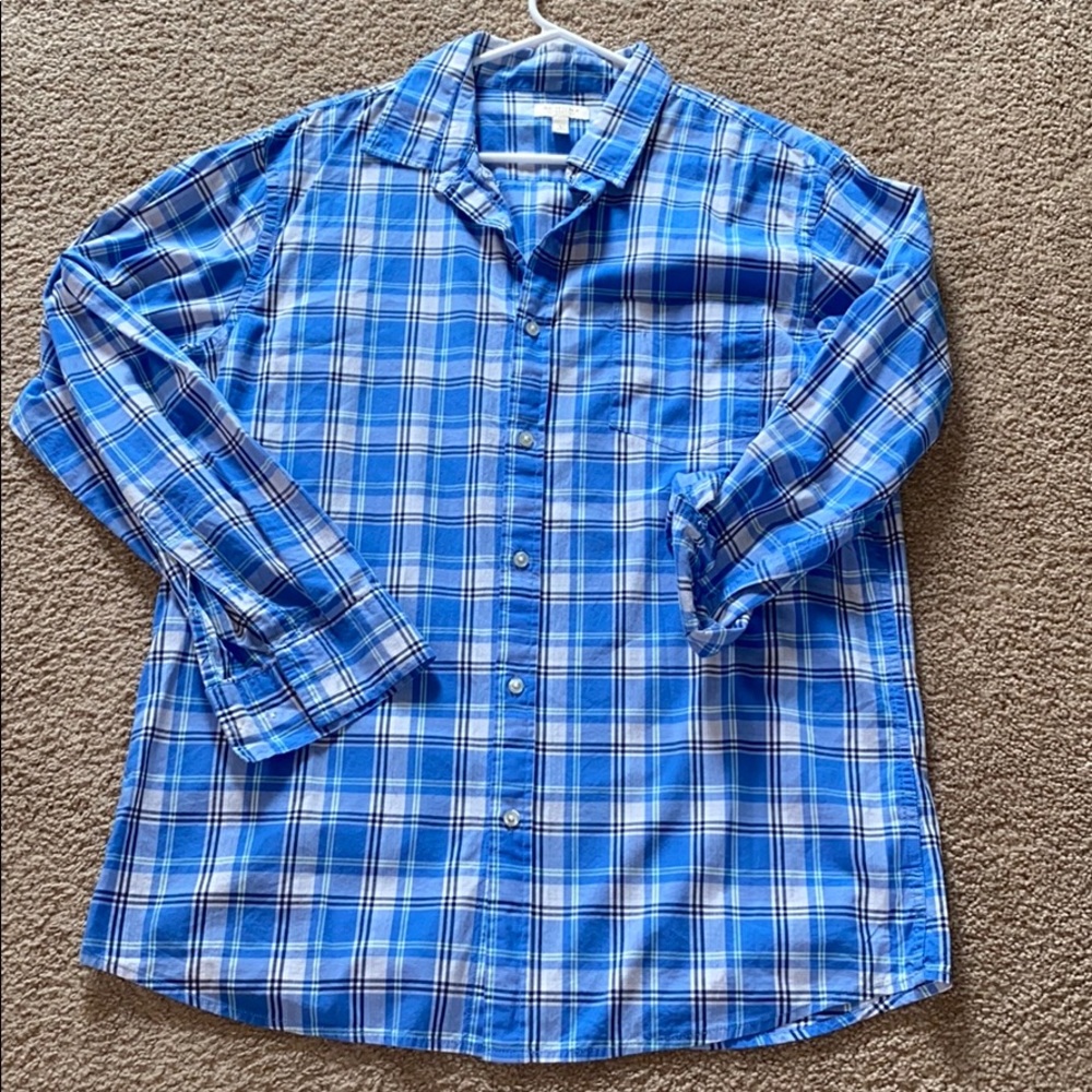 Sonoma plaid top